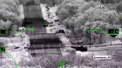 Russian Ka-52 helicopter fires rocket at Ukrainian armored vehicle