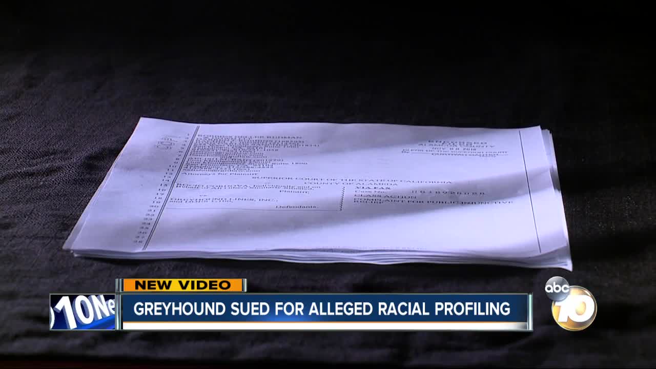 Greyhound sued for alleged racial profiling