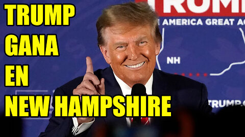 Trump gana New Hampshire/ Nikki debe retirarse