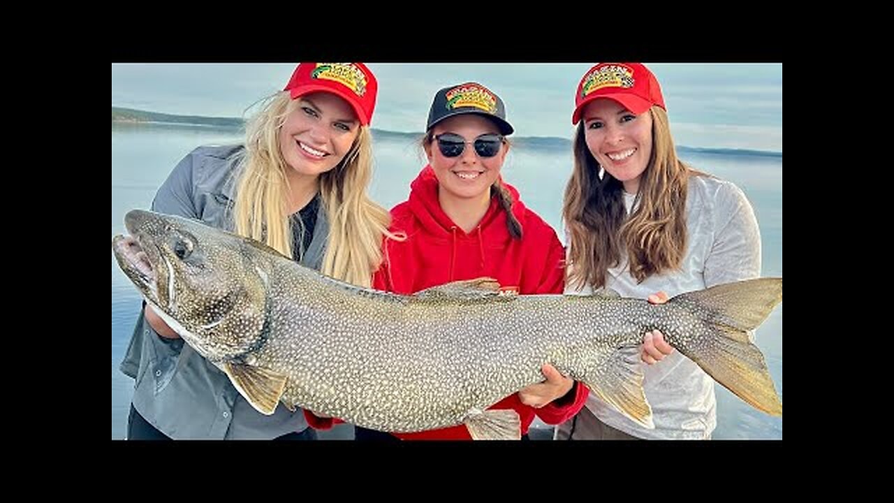 Jigging For MONSTER Lake Trout at Tazin Lake Lodge