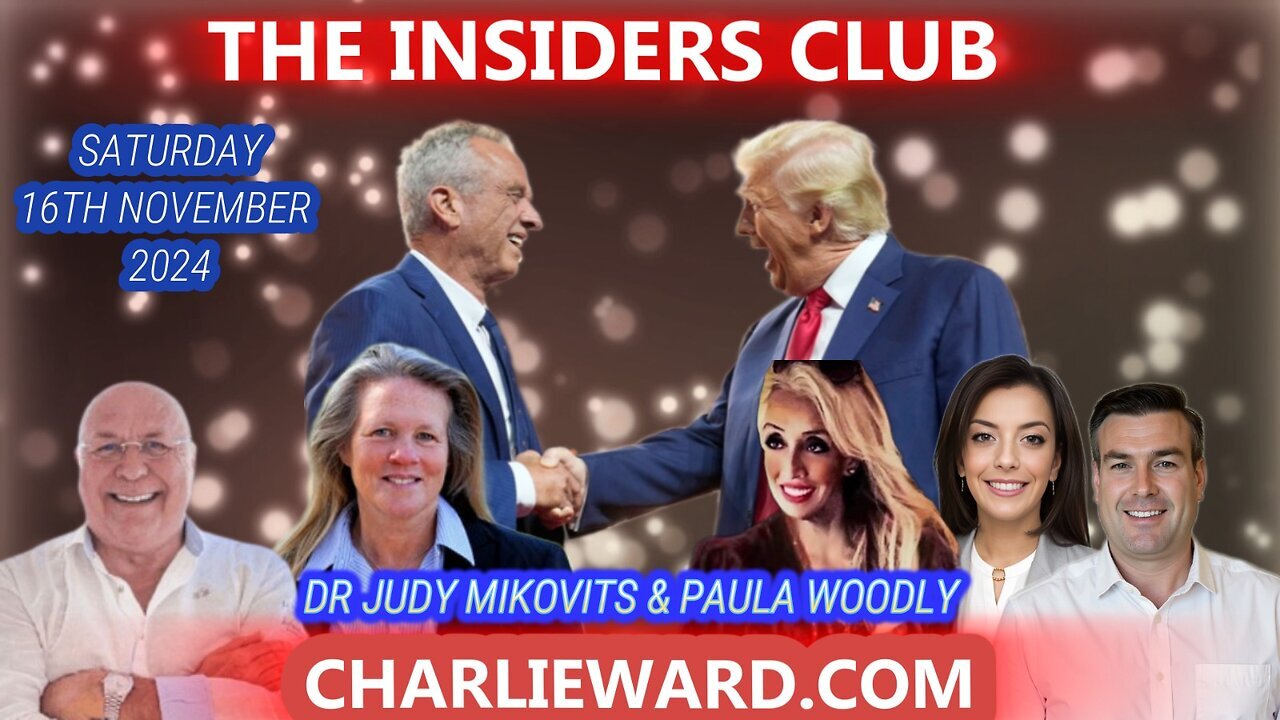 CHARLIE WARD INSIDERS CLUB WITH DR JUDY MIKOVITS & PAULA WOODLY