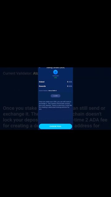 CARDANO STAKING WALLET ATOMIC WALLET STAKING CARDANO #adacoin #cardano #stakingcrypto #atomicwallet