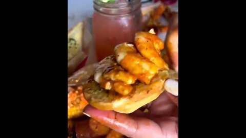 Prawny deliciousness | @thecrabshack_lahabra 🦐🦀🐙 #shorts