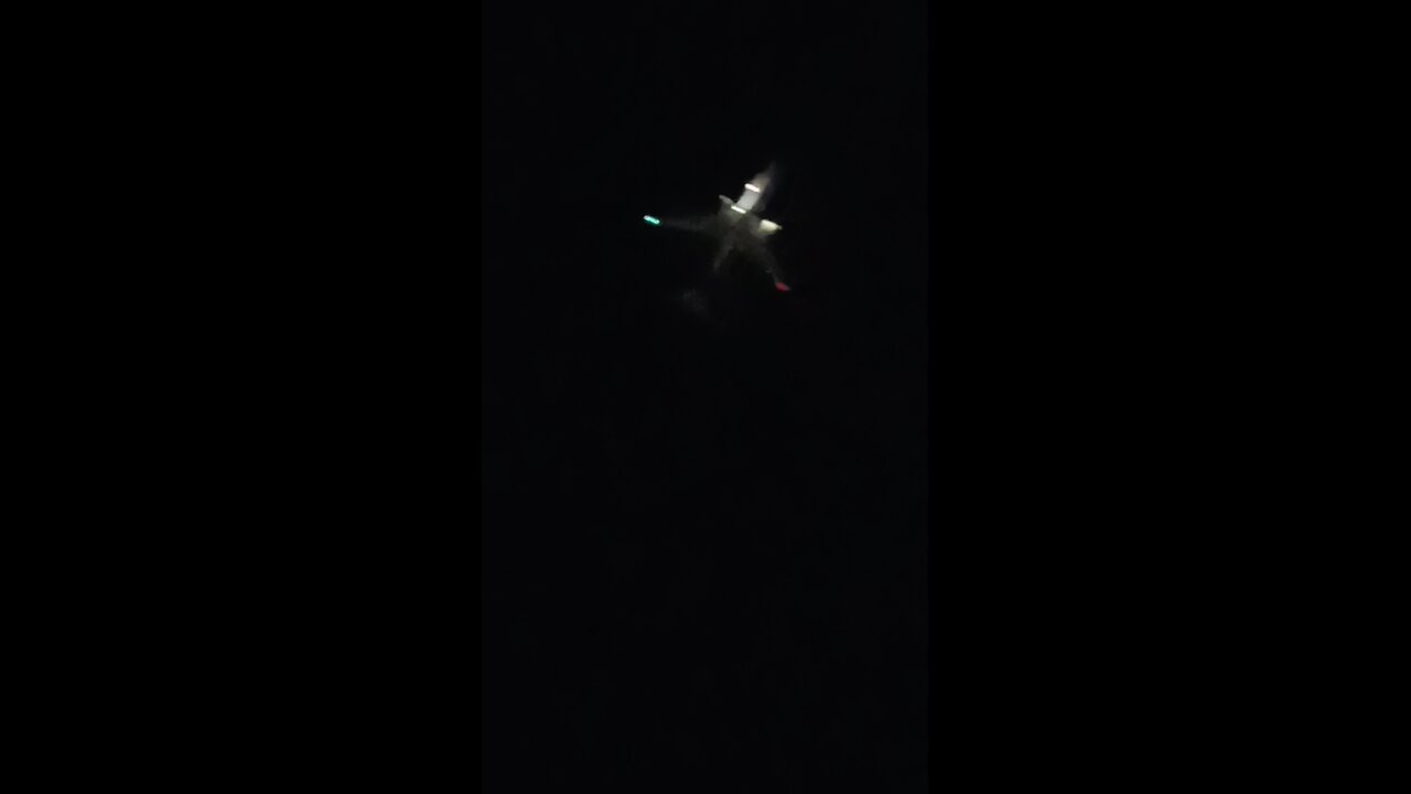 satisfying flying aeroplane at night - Satisfying moment ♥️