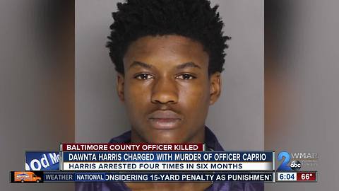 16-year-old charged with officer's killing has criminal history