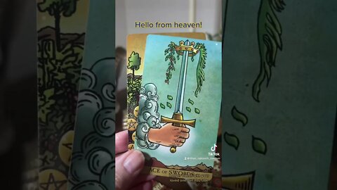 Hello from heaven, Tarot message￼