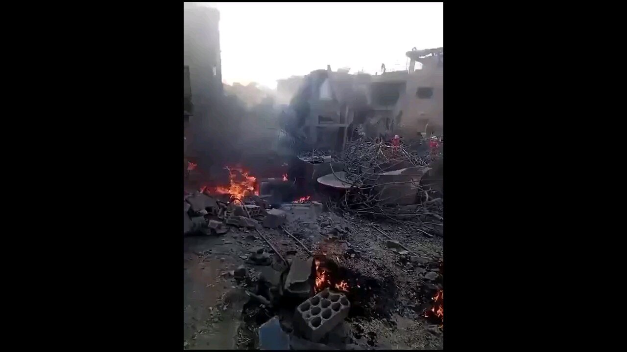This is Baalbek in Lebanon. Women and children are trapped under the rubble.⏬Read description
