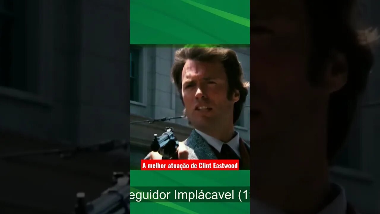 A melhor frase e atuação de Clint Eastwood | Dirty Harry