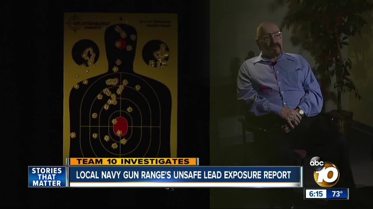 Reports of possible unsafe lead exposure at Coronado Navy shooting range
