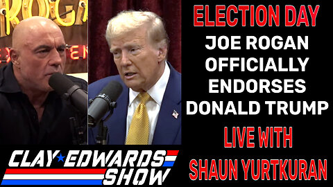 JOE ROGAN ENDORSES TRUMP & MORE ELECTION DAY CHAOS W/ SHAUN YURTKURAN (Ep #865)