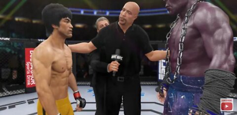 Bruce Lee vs. Titan Atlas – EA Sports UFC 4 - Epic Fight🔥🐲