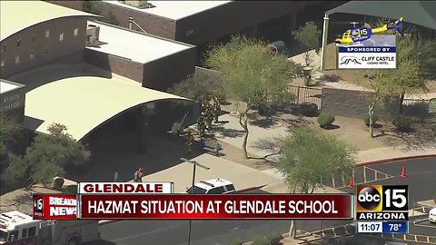 One student hospitalized as firefighters respond to HAZMAT situation in Glendale