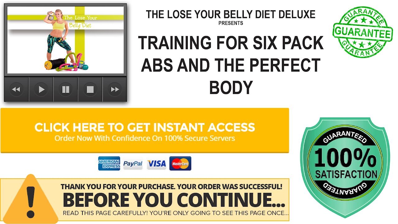 The Lose Your Belly Diet Deluxe - Training for Six Pack Abs and the Perfect Body