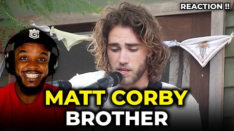 WOW! 🎵 Matt Corby - Brother REACTION