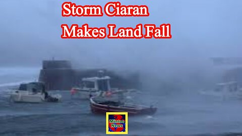 Storm Ciaran batters Channel Islands and south of England