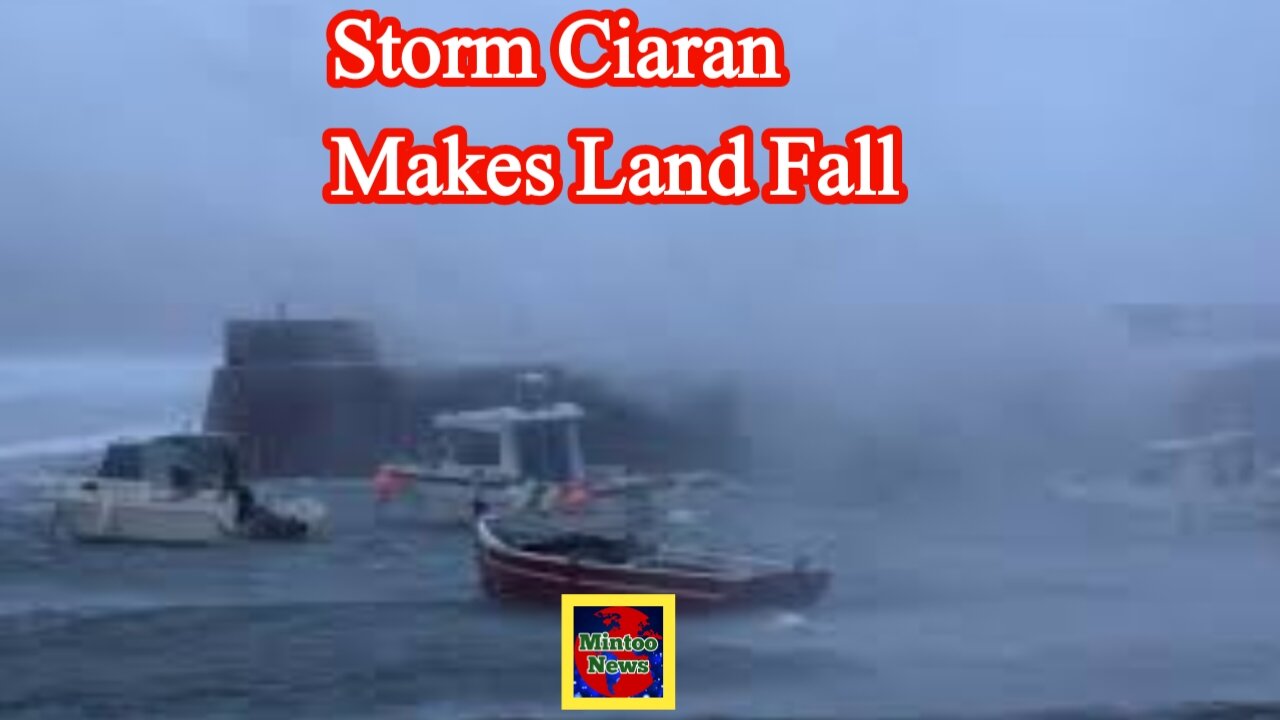 Storm Ciaran batters Channel Islands and south of England