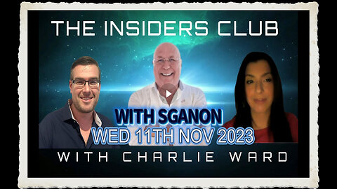 SGANON JOINS CHARLIE WARD'S INSIDERS CLUB WITH PAUL BROOKER AND DREW DEMI