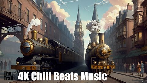 Chill Beats Music - Beats Afternoon Tea | (AI) Audio Reactive Steampunk | Victorian