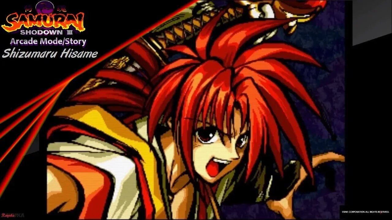 Samurai Shodown 3 - Arcade Mode/Story - Shizumaru Hisame