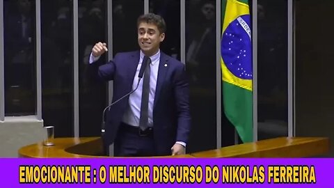 EMOCIONANTE : Melhor Discurso Nikolas Ferreira - CAI MINISTRO DO LULA, a verdade do 8 de janeiro