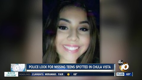 Police looking for missing teens