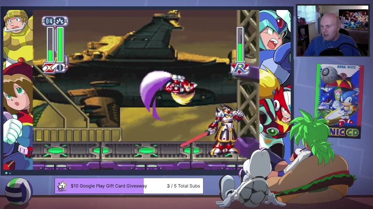 Let's Play Mega Man X4 Part 2 (Zero) (Broadcast June 29th 2022)