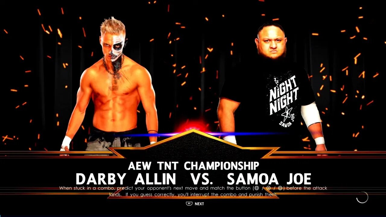 AEW Dynamite Darby Allin vs Samoa Joe for the AEW TNT Championship