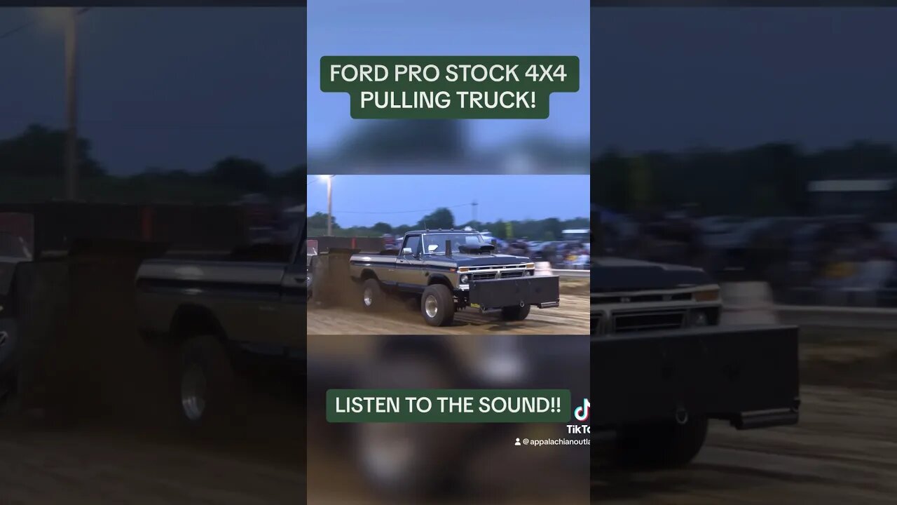 Ford Big Block 4x4 Pulling Truck! #truck #truckpull #truckpulls