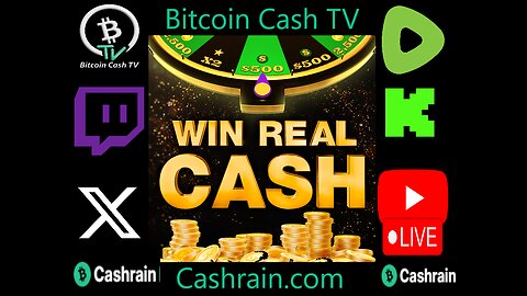 Win #Bitcoin by watching! Join cashrain.com to setup your account for free.