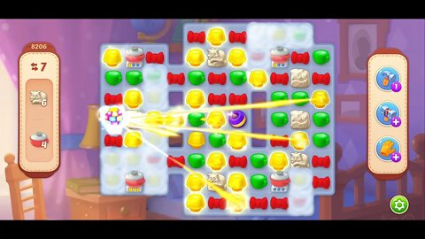 Playrix Homescapes Gameplay Walkthrough Level 8206