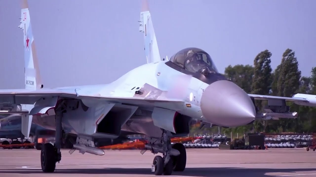 Su-35 fighter crews launch air attacks at AFU military infrastructure and equipment