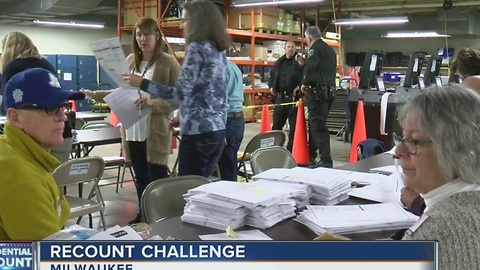 Court denies request to immediately halt Wisconsin recount