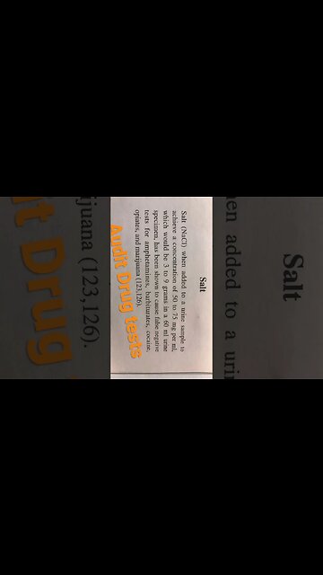 Audit Drug tests 3 #minds