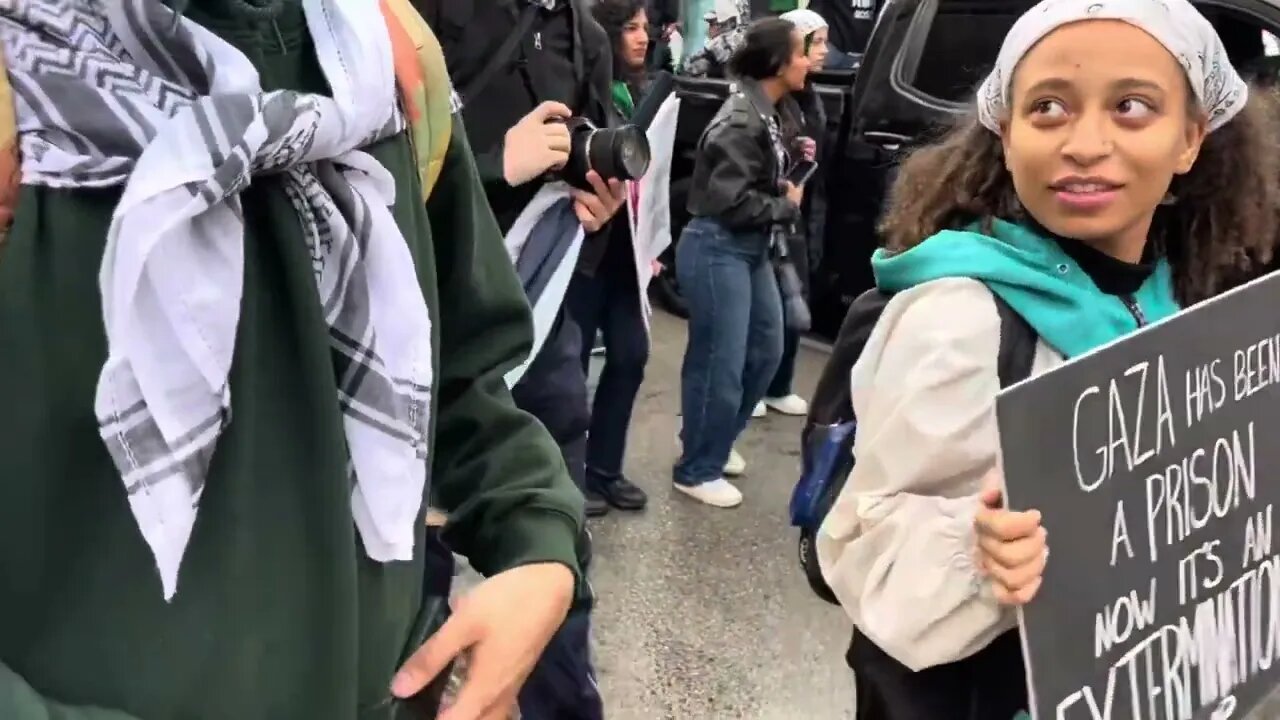 Pro Palestinian March Cincinnati ￼