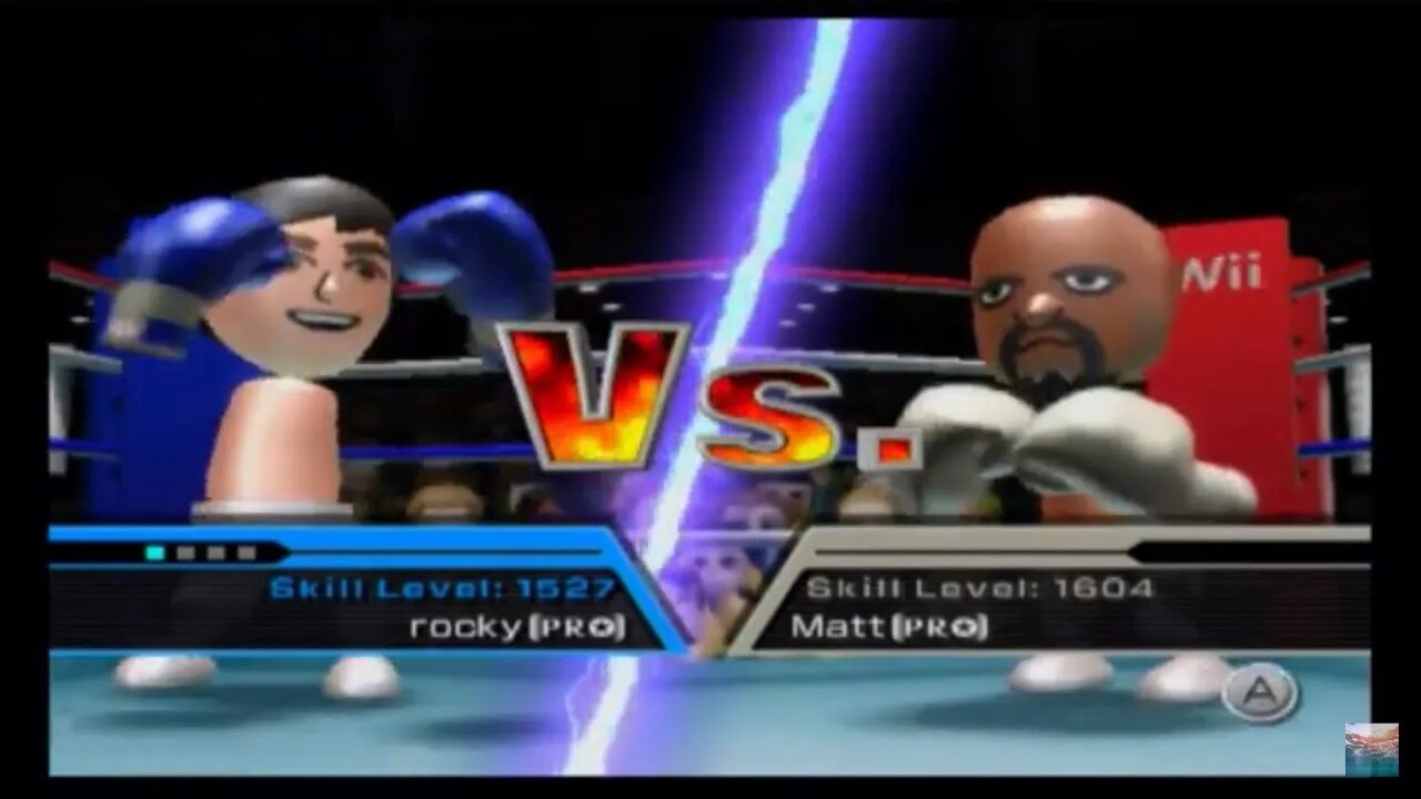 Rocky Balboa vs Matt Wii Sports Boxing