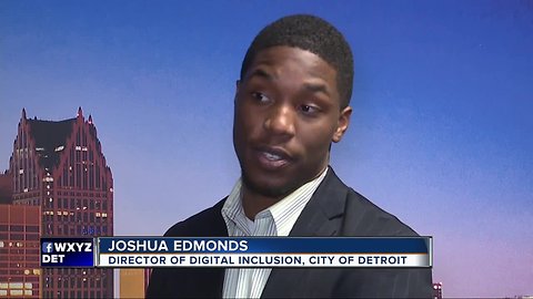 He's the city's solution to get Internet access to more Detroiters