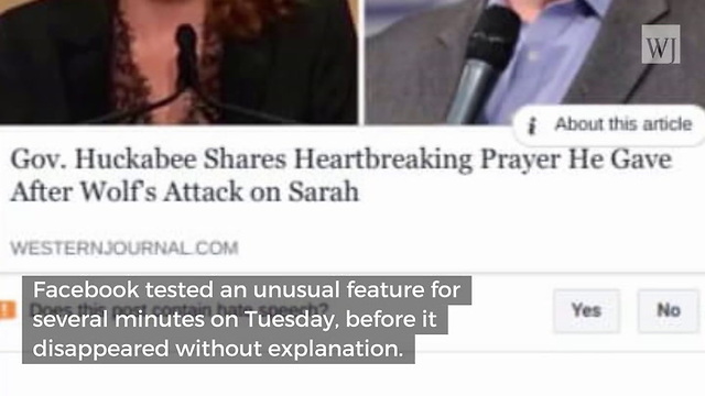 Facebook Introduces New Tool To ‘Combat Hate Speech,’ Removes Function Immediately