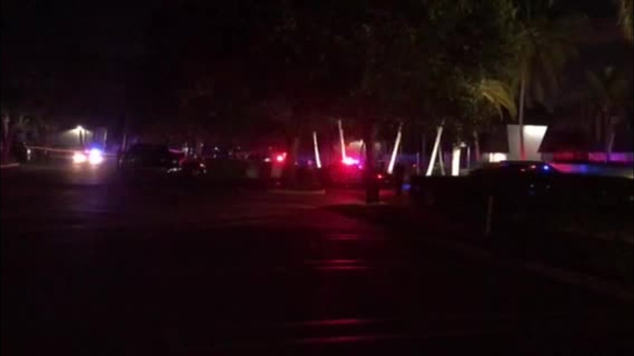 Large police presence in Palm Beach Gardens