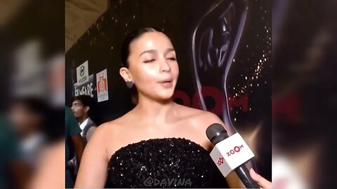 Alia Bhatt after receiving award for Gangubai Kathiawadi