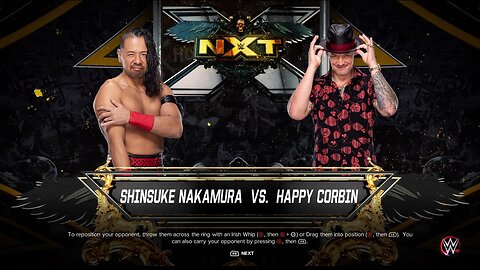 WWE 2k23 Shinsuke Nakamura vs Happy Corbin