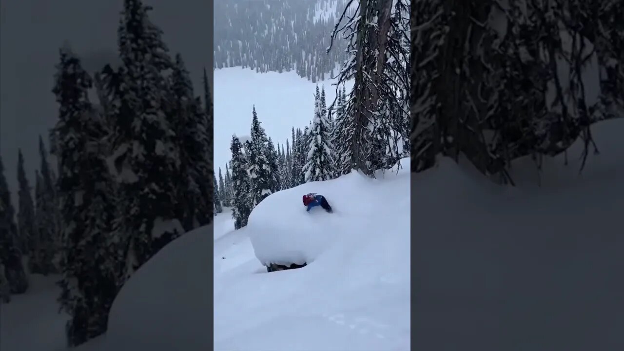 Skier Snow Fun Fail! #MegaFails #Shorts