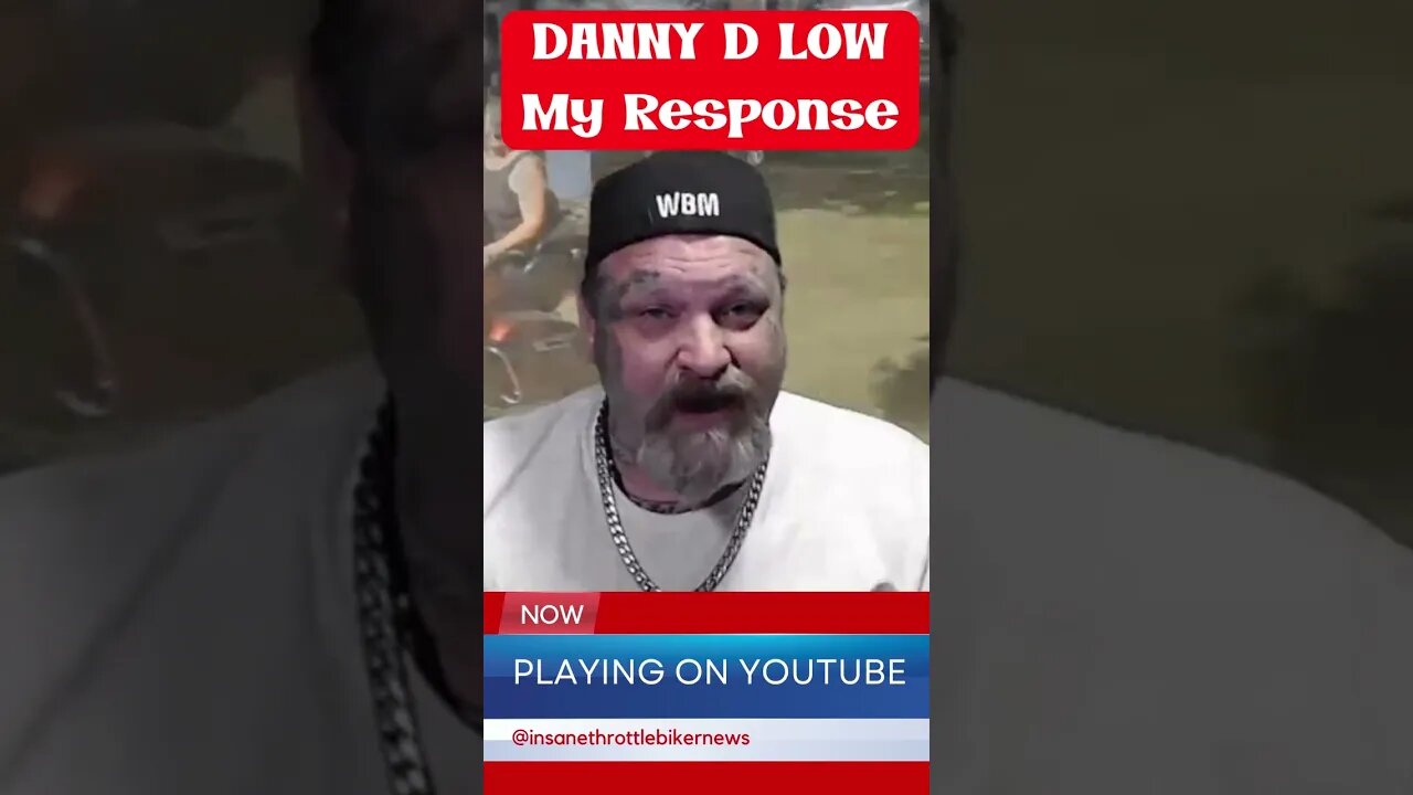 RESPONSE TO DANNY D LOW & THE OUTLAWS MC #SHORTS