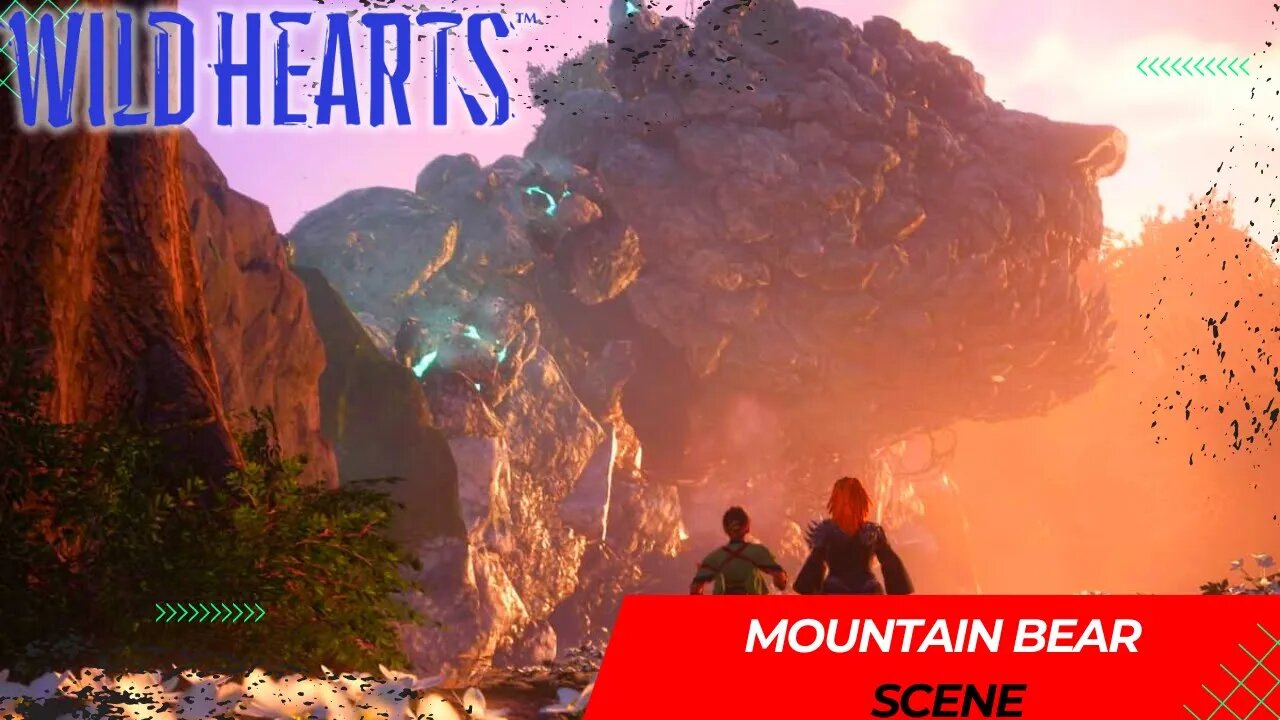 Mountain Bear Scene wild Hearts