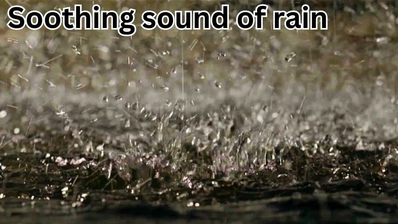 Soothing relaxation Sound of rain --- (rain sound to calm your mind and relax your soul) #relaxation