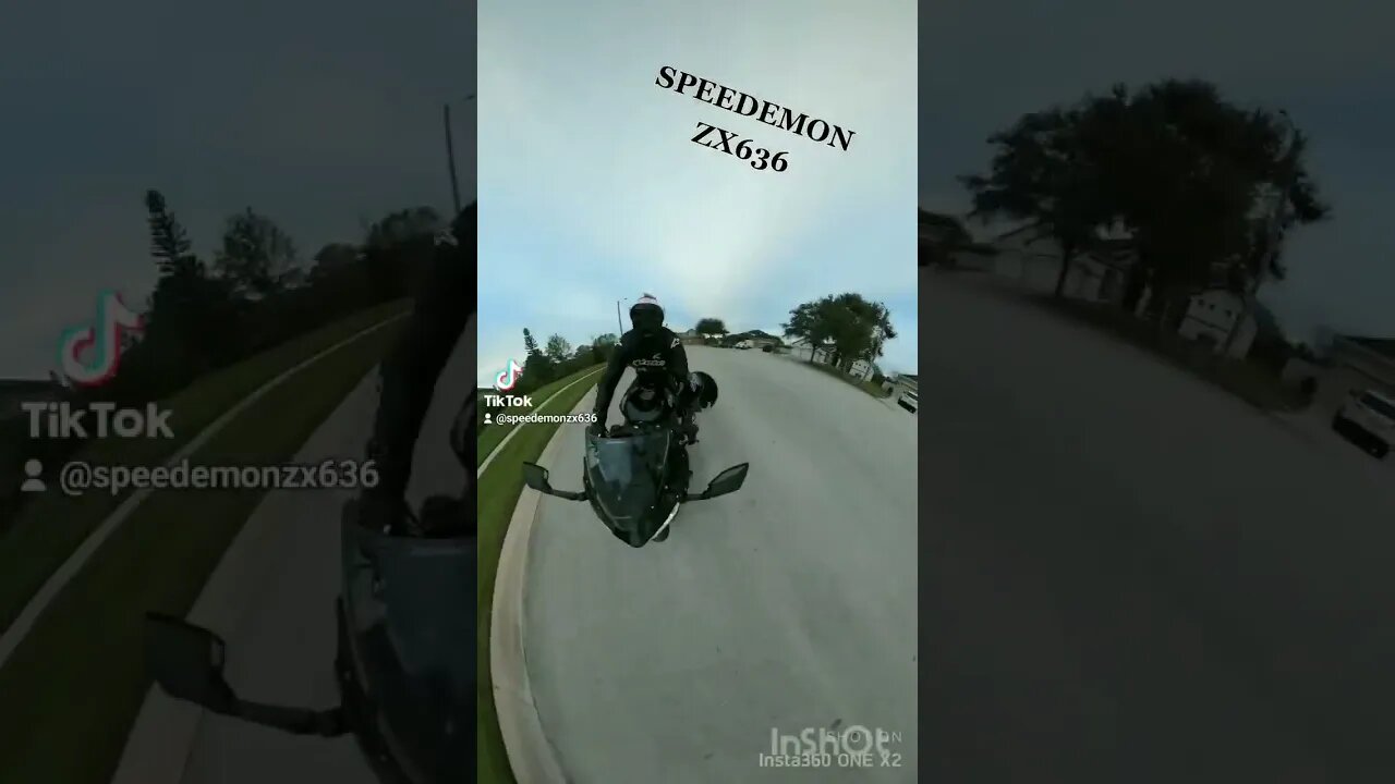 ZX-6R Supersport SPEEDEMONZX636 Cul De Sac U-Turn 🤘🏍✌Version 2. No I'm not singing 😜🤣😛