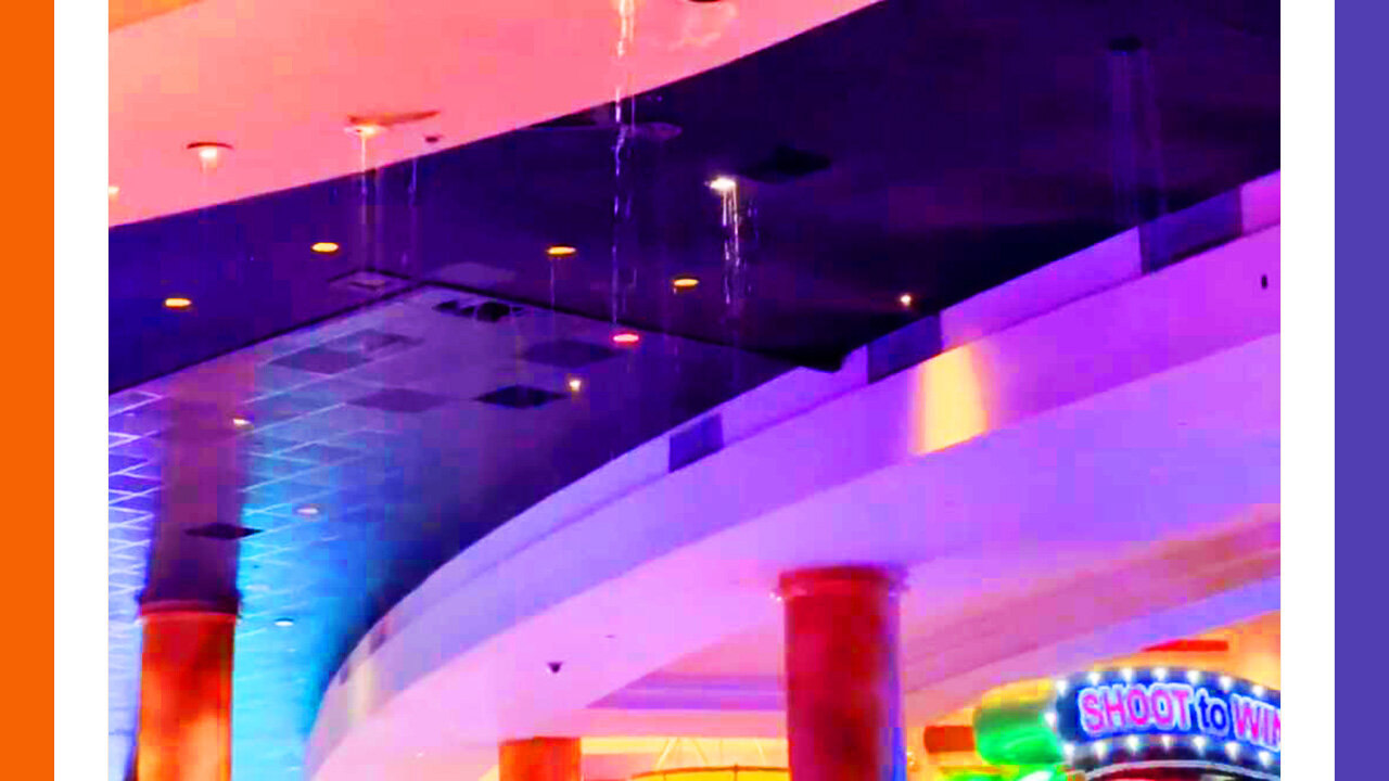 Vegas Casinos Flooded INSIDE