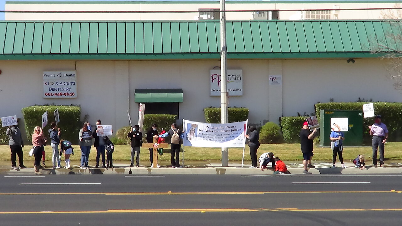 40 Days for Life Lancaster California - Spring Campaign Mid-Point Prayer Walk