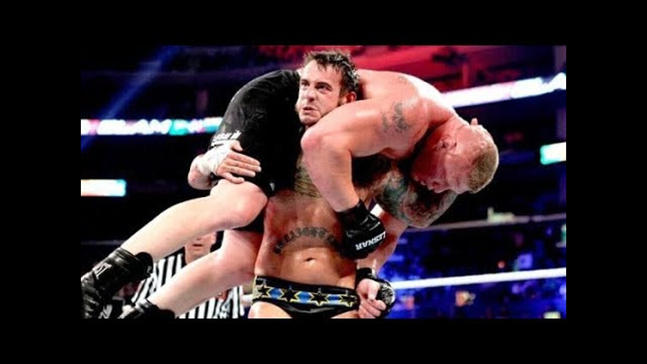 CM Punk vs Brock Lesnar SummerSlam 2013 Highlights