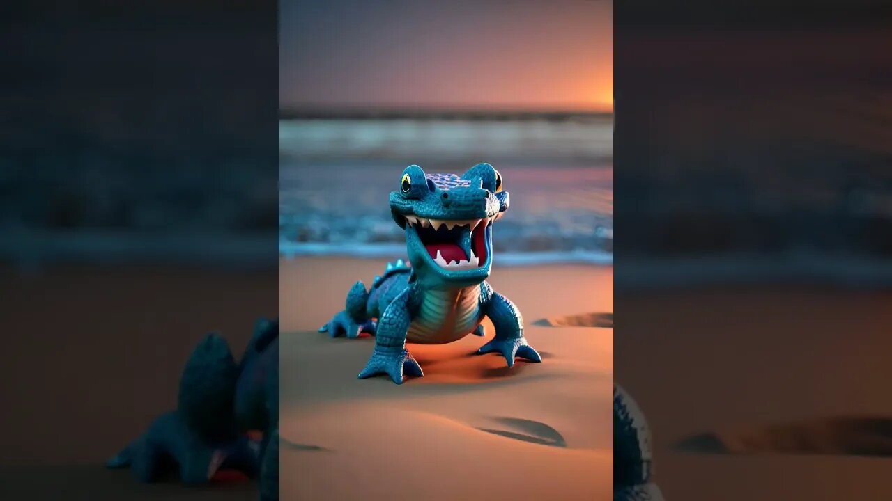 AI generated Totodile #whosthatpokemon #pokemon