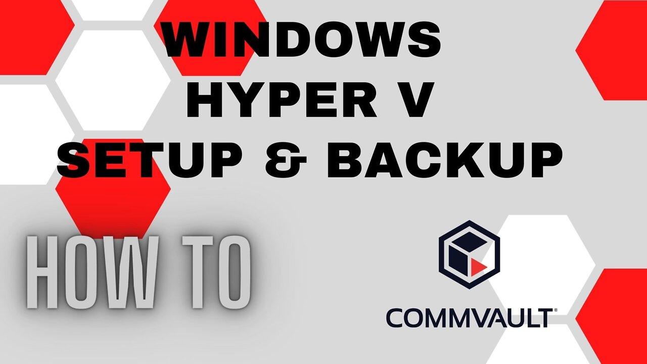 Windows Hyper V setup & backup